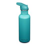 KLEAN KANTEEN Gourde classique 800 ml en acier inoxydable Baltic - Légère - Avec bouchon à rabat - Anti-fuite - Sans BPA - Pour le sport, l'école, l'extérieur