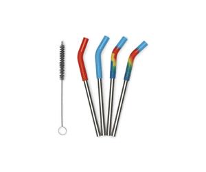 Klean Kanteen - Reusable straws 4 Pack - 8mm short - Pailles Multi Color / Steel - Taille unique