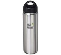 Klean Kanteen Wide Gourde avec Bouchon à Large Boucle en Acier Inoxydable brossé