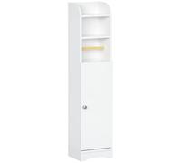 kleankin Support Papier Toilette 23 x 18 x 100 cm Blanc