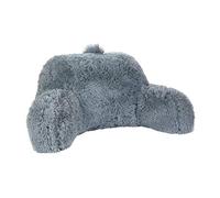 Klear Vu ZASTION Coussin Lombaire à Poils Longs pour Adultes et Enfants, Soutien Lombaire et Bras sur lit, Chaise, canapé, canapé et Sol - Grand Coussin de Lecture, 76,2 x 53,3 cm, Gris Froid