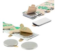 Klebeshop24 Aimants auto-adhésifs - Taille et quantité au choix - Aimants en néodyme