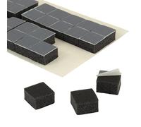 KLEBESHOP24 Lot de 20 pastilles adhésives double face 3D anthracite 10 x 10 x 6 mm