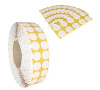KLEBESHOP24 pastilles double face transparentes, 100 pièces, Ø 10 mm | Forte adhérence et film résistant à la déchirure, pour impressions, emballages, montages, fixations et travaux créatifs