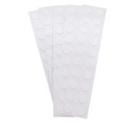 KLEBESHOP24 pastilles double face transparentes, 100 pièces, Ø 7 mm | Forte adhérence et film résistant à la déchirure, pour impressions, emballages, montages, fixations et travaux créatifs