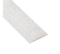 KLEBESHOP24 Ruban à boucles seul | Bande Scratch unilatérale | Couleur, longueur, largeur au choix/blanc, 50 mm x 8 m, côté boucles uniquement