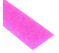 KLEBESHOP24 Ruban à boucles seul | Bande Scratch unilatérale | Couleur, longueur, largeur au choix/rose fluo, 20 mm x 3 m, côté boucles uniquement