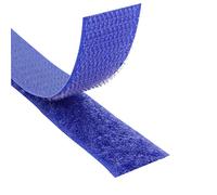 KLEBESHOP24 Ruban à crochets et boucles à coudre | Bande scratch | Hook + Loop | Couleur, longueur, largeur au choix/bleu, 20 mm x 3 m