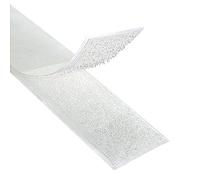 KLEBESHOP24 Ruban à crochets et boucles à coudre, blanc, 25 mm x 3 m | Bande scratch | Hook + Loop | Couleur, longueur et largeur au choix