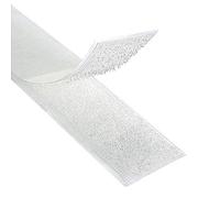 KLEBESHOP24 Ruban à crochets et boucles à coudre, blanc, 50 mm x 3 m | Bande scratch | Hook + Loop | Couleur, longueur et largeur au choix