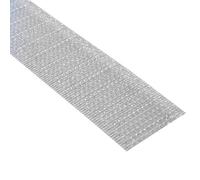 KLEBESHOP24 Ruban à crochets seul | Bande Scratch unilatérale | Couleur, longueur, largeur au choix/gris clair, 20 mm x 8 m, côté crochets uniquement