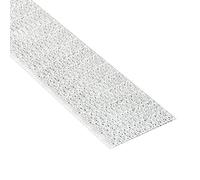 KLEBESHOP24 Ruban autocollant adhésif à crochets seul | Bande scratch autocollante unilatérale | Couleur, longueur, largeur au choix/blanc, 16 mm x 8 m