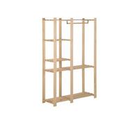vidaXL Porte-manteau Bois de pin massif