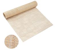 Kleemeiero Sangle en rotin 45 x 152 cm Rouleau de Canne tissée Rouleau de Tissu Naturel Tressage Ouvert tissé Mobilier en tressage viennois Tissu tressé pour chaises et armoires