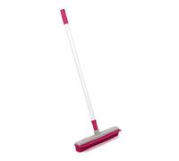 Kleeneze Balai de Nettoyage en Caoutchouc - Brosse à Poils Électrostatiques avec Raclette, Manche Télescopique de 1,2 Mètre, Balai Anti-Rayures pour Poils d’Animaux, Saletés et Déversements