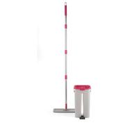 Kleeneze Kit Balai Plat et Seau avec essoreur intégré, 5 L