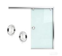 KLEHOPE 2 Pièces Poignée Encastrable, 68 mm en Acier Inoxydable 304 Poignet Porte Coulissante, Autocollant Poignée-Miroir, Rond Poignées pour Placards, pour Portes Coulissantes, Armoires à Glace