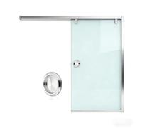 KLEHOPE 68 mm Poignée Encastrable, Acier Inoxydable 304 Poignet Porte Coulissante, Autocollant Poignées pour Placards, Rond Poignée-Miroir, pour Portes Coulissantes, Armoires à Glace, Placards