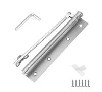 KLEHOPE Ferme Porte, Réglable Ferme Porte à Ressort, Acier Inoxydable Ferme-Portes Hydraulique à Ressort, Capacité de Charge Max 30kg, pour Portes Intérieures et Extérieures, Maisons, Bureaux