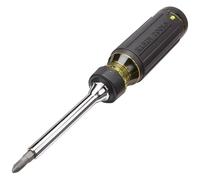 Klein Tools 32305 Tournevis à cliquet multi-bits, outil 15 en 1 avec embouts Phillips, fendues, carrés, Torx et combinés et tourne-écrou 1/4"