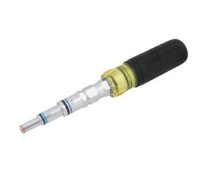 Klein Tools 32809MAGM | Clé multi écrous magnétique 11 en 1 pass through | Douilles métriques 5 à 19 mm | Outil professionnel pour électriciens et HVAC