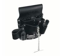 Klein Tools 5178 Outil de présentation 8 Pouch, cuir, tunnel passant ceinture Connexion, 27,9 x 25,4 cm, Noir