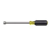 Klein Tools 646-1/2M Tournevis à écrou hexagonal à pointe magnétique de 1,27 cm, fabriqué aux États-Unis, tige creuse de 15,2 cm et poignée rembourrée