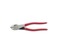 Klein Tools D2288 Pince à coupe latérale, Rouge/Argent, 8"