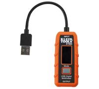 Klein Tools ET900 | Multimètre USB-Type A digital portable | Mesure tension, courant, capacité, énergie et résistance