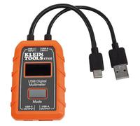 Klein Tools ET920 | Multimètre USB-A et USB-C digital | Mesure tension, courant, capacité, énergie et résistance