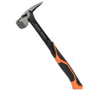Klein Tools H80920S Marteau de charpentier à tête lisse avec griffe droite, acier forgé, extracteur de clous magnétique et surface de frappe carrée extra large