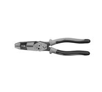 Klein Tools J215-8CR | Pince hybride plier, sertir et dénuder | Multi-outil de coupe, torsion et sertissage 209 mm (8 inch) | Made in USA