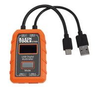 Klein Tools Multimètre ET920 – USB‑A et USB‑C, tension, courant, capacité, énergie, résistance