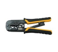 Klein Tools Klein Tools Pince à sertir de données avec cliquet RJ45 RJ11 RJ12, coupe et dénudeur Quantité:1