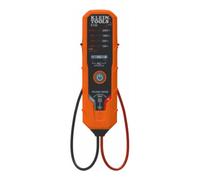 Klein Tools Testeur de tension ET40 CA/CC 12-240 V LED CAT III 250 V Polarité CC avec piles Orange