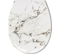 Kleine Wolke Abattant WC MARBLE Anthracite avec fermeture en douceur et Easy Clean