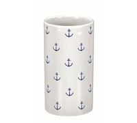 Kleine Wolke Anchor gobelet pour brosses à dents blanc-bleu 5876789852