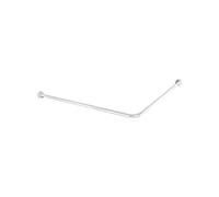 Tringle de rideau de douche d'angle 90x90 cm Blanc, tige de bain, tiges de bain, tringle de rideau de douche, tige de plafond