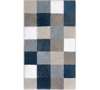Kleine Wolke Caro tapis de bain 120x70 cm rectangulaire blanc-gris-beige-marron-noir-mélange de couleurs 5426783225