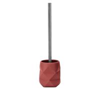 Kleine Wolke Crackle Porte-Brosse WC en polyrésine Bois de Rose 10,6 x 39 cm