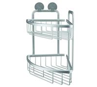 Kleine Wolke Double panier de douche Rocco Triangulaire Aluminium