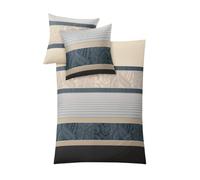 Kleine Wolke 6162271952 Cambridge Parure de lit Taupe 135 x 200 cm