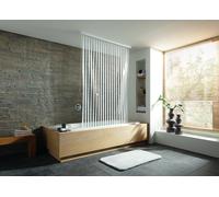 Kleine Wolke Duschrollo store de douche sans cassette 240x128 cm transparent-blanc 3321100747