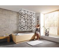 Kleine Wolke Duschrollo stores de douche avec jeu de cassettes 240x138 cm transparent-gris 3319110745