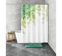 Kleine Wolke Floresta rideau de douche 180x240 cm blanc-vert 5912600352
