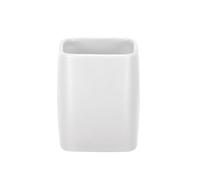 Kleine Wolke 5066100852 Cubic Gobelet à Dents en Céramique Blanc 74 x 91 mm