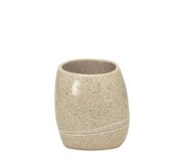Kleine Wolke Gobelet de brosse à dents STONES Beige sable