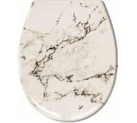 Kleine Wolke Marble abattant de wc à descente amortie blanc-anthracite 1843901075