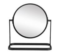 Kleine Wolke Framework miroir cosmétique 17.5x19.5 cm arrondi noir 8042926886