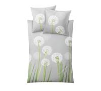 Kleine Wolke Parure de lit Satin BELFIORE Distel 155 x 220 cm et 80 x 80 cm